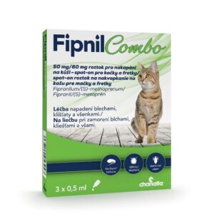 Fipnil Combo 50/60 mg spot-on kočky + fretky 3x0