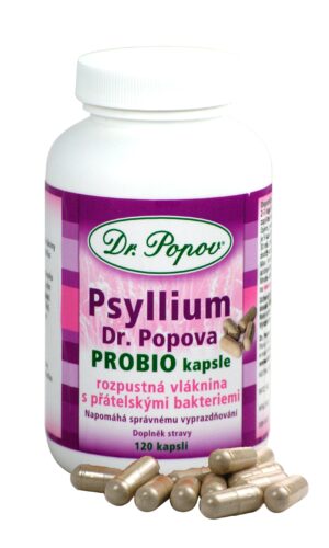 Dr. Popov Psyllium Probio 120 kapslí