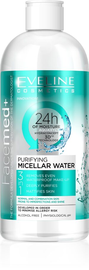 Eveline Facemed+ Čistící micelární voda 400 ml