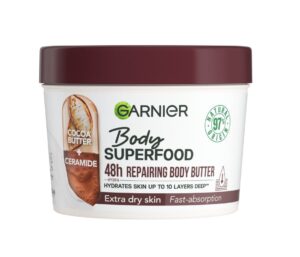 Garnier Body SuperFood Tělový krém s kakaovým máslem 380 ml