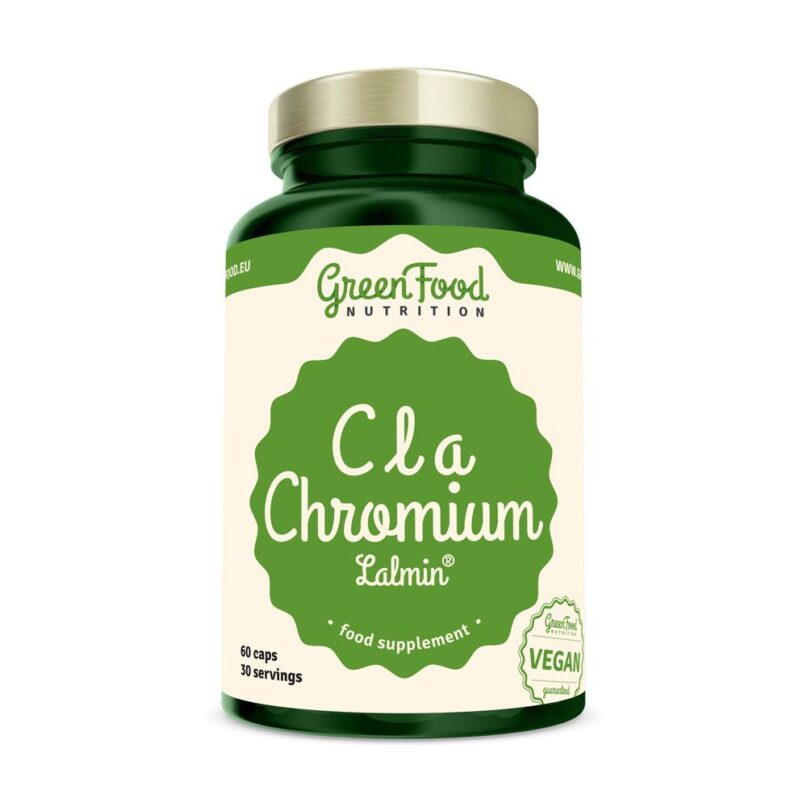 GreenFood Nutrition CLA Chromium Lalmin 60 kapslí