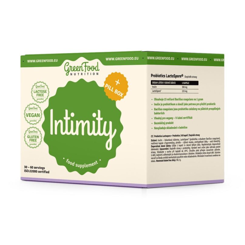GreenFood Nutrition Intimity + Pillbox