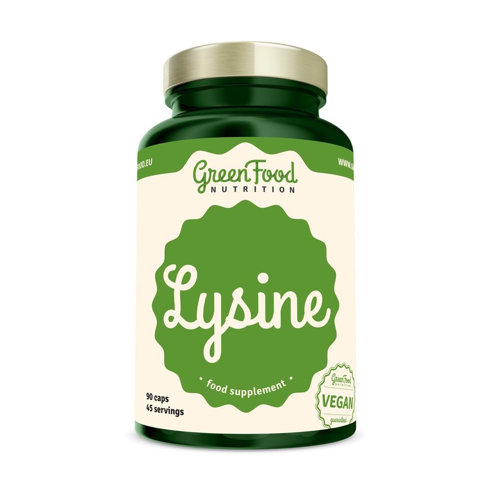 GreenFood Nutrition Lysine 90 kapslí