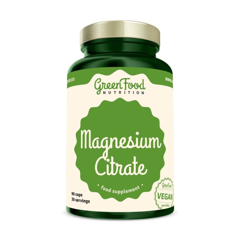GreenFood Nutrition Magnesium Citrate 90 kapslí
