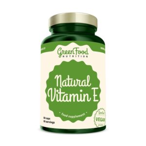 GreenFood Nutrition Natural Vitamin E 60 kapslí
