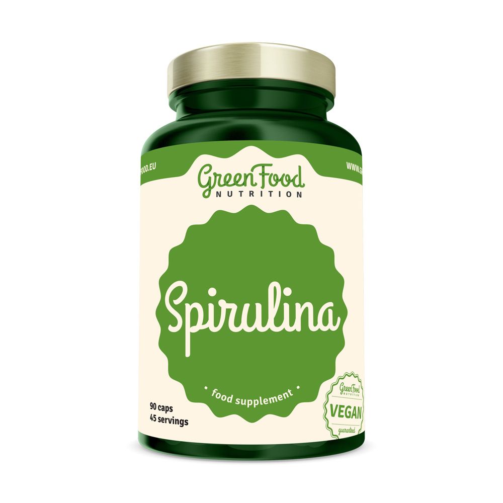 GreenFood Nutrition Spirulina 90 kapslí