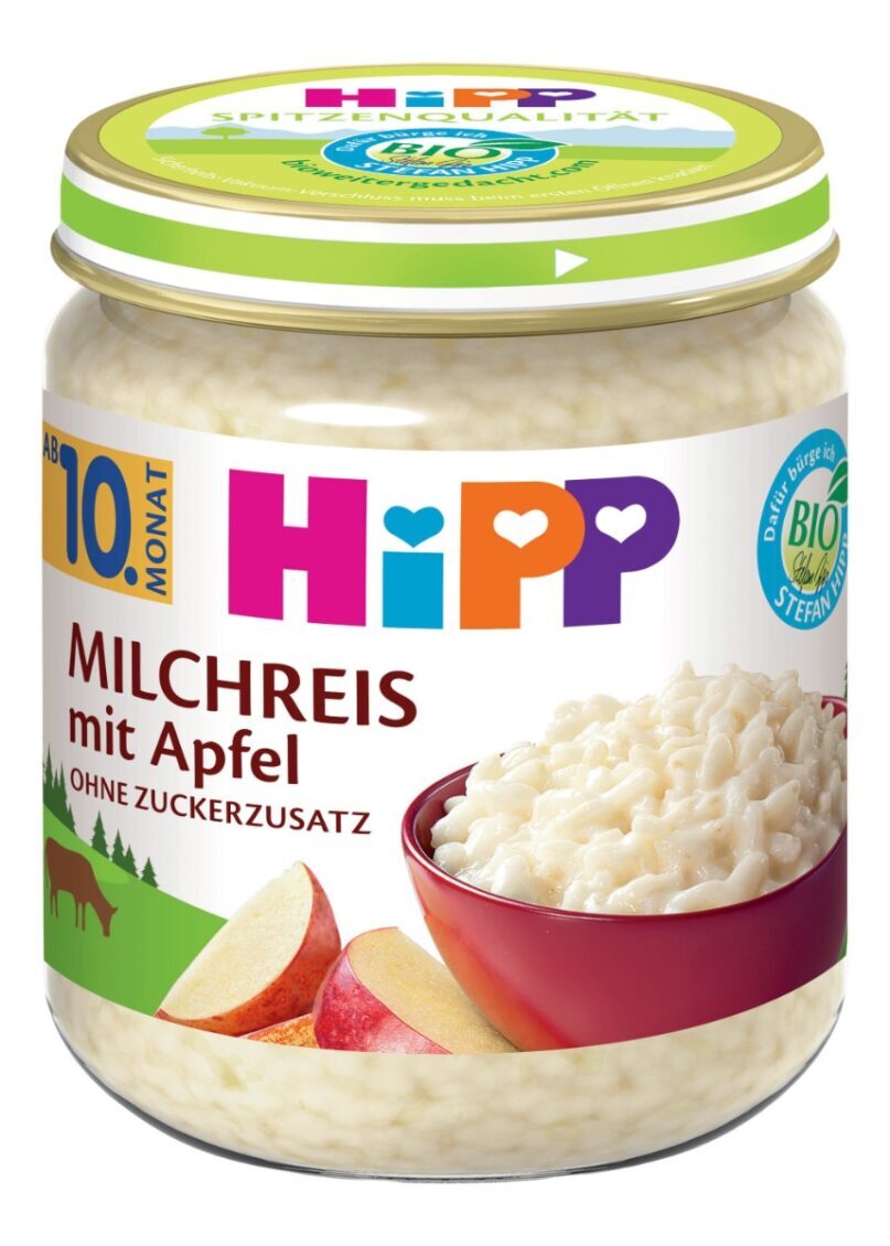 Hipp DEZERT BIO Mléčná rýže s jablky 200 g
