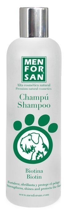 Menforsan Vyživující přírodní šampon pro psy s biotinem 300 ml