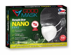 Nanorespirátor FFP2 GOOD MASK GM2 NANO - 5ks