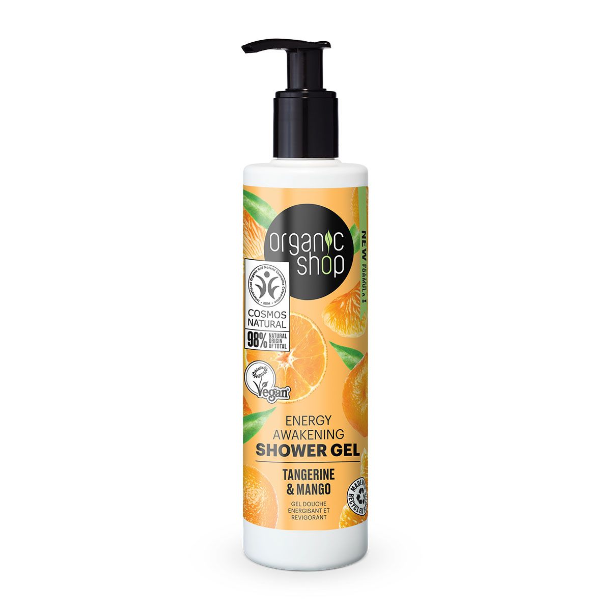 Organic Shop Povzbuzující sprchový gel Mandarinka a mango 280 ml