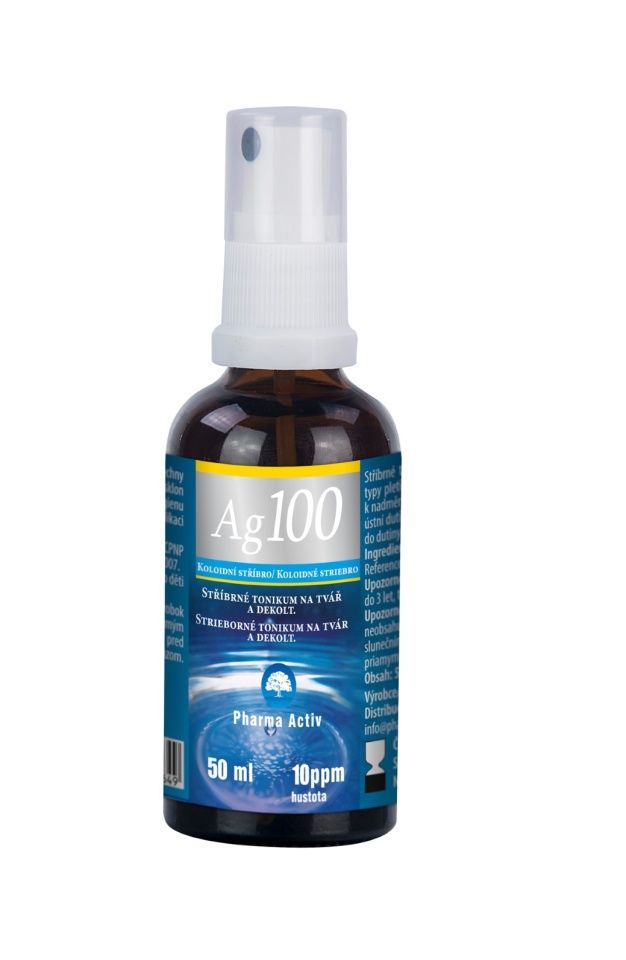 Pharma Activ Koloidní stříbro Ag100 10ppm spray 50 ml
