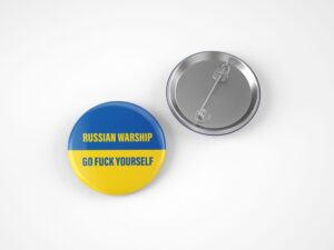 Placka RUSSIAN WARSHIP GO FUCK YOURSELF