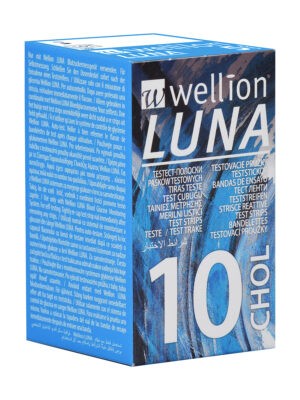 Wellion LUNA testovací proužky cholesterol 10 ks