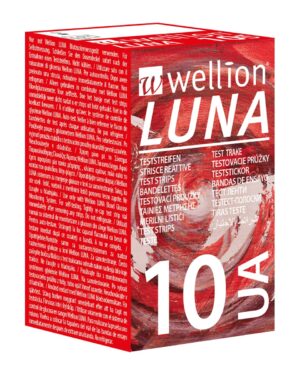 Wellion LUNA testovací proužky kyselina močová 10 ks